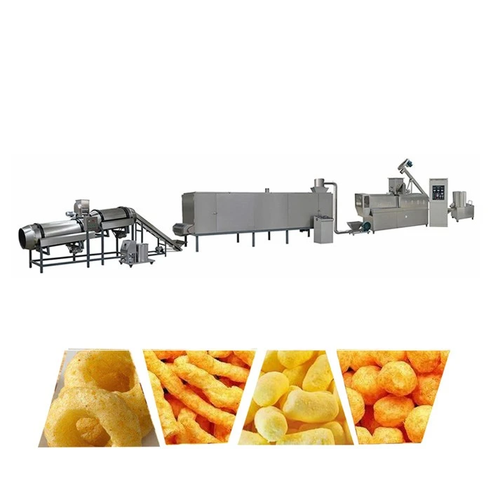 corn flour snack extruder machine