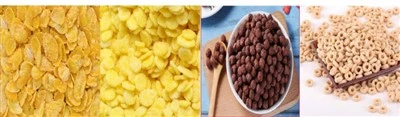 Majs flingor produktion maskiner linje