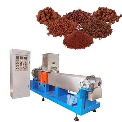 Flytande fiskmatproduktionslinje